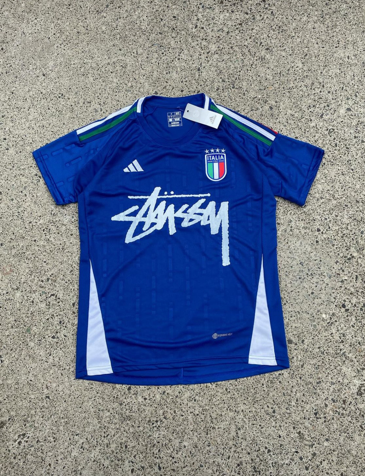 STÜSSY - ITALY JERSEY BLUE