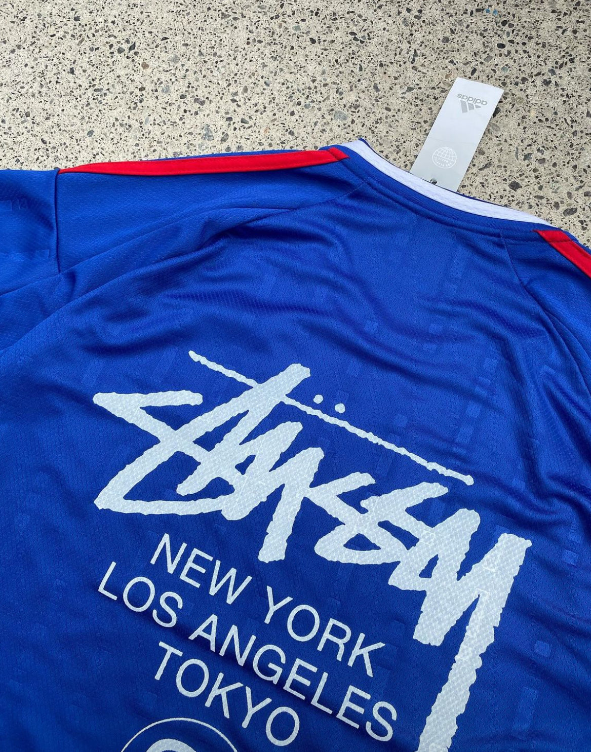 STÜSSY - ITALY JERSEY BLUE