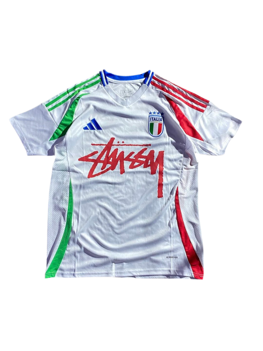 STÜSSY - ITALY JERSEY WHITE