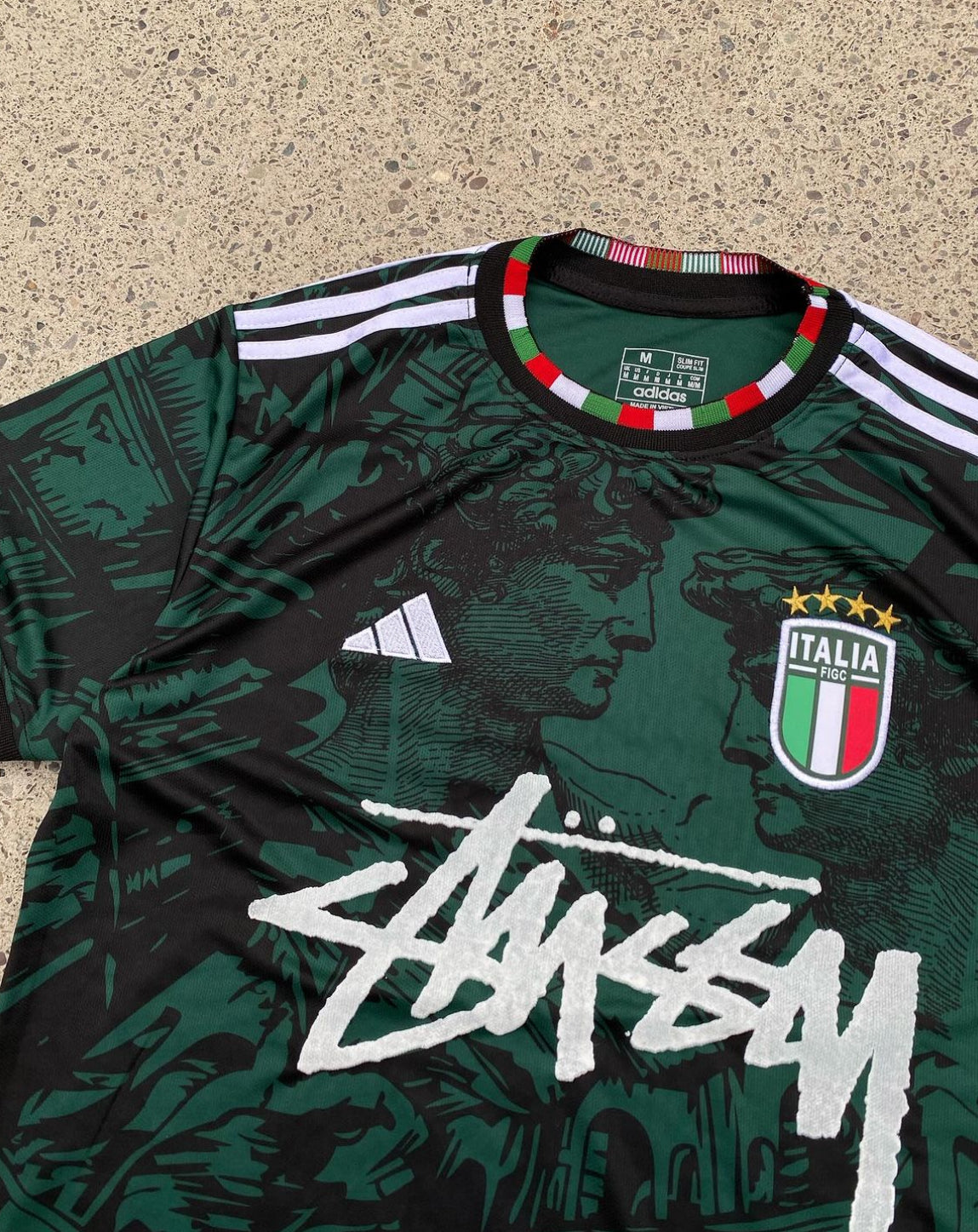 STÜSSY - ITALY JERSEY GREEN