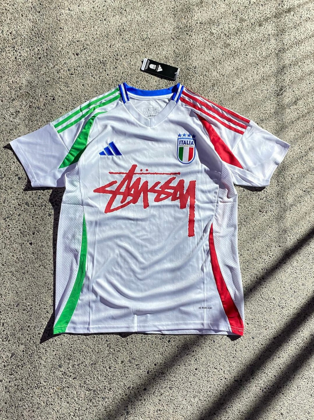 STÜSSY - ITALY JERSEY WHITE