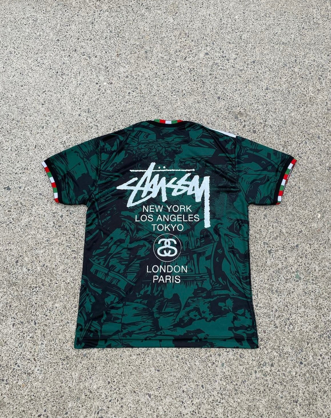 STÜSSY - ITALY JERSEY GREEN