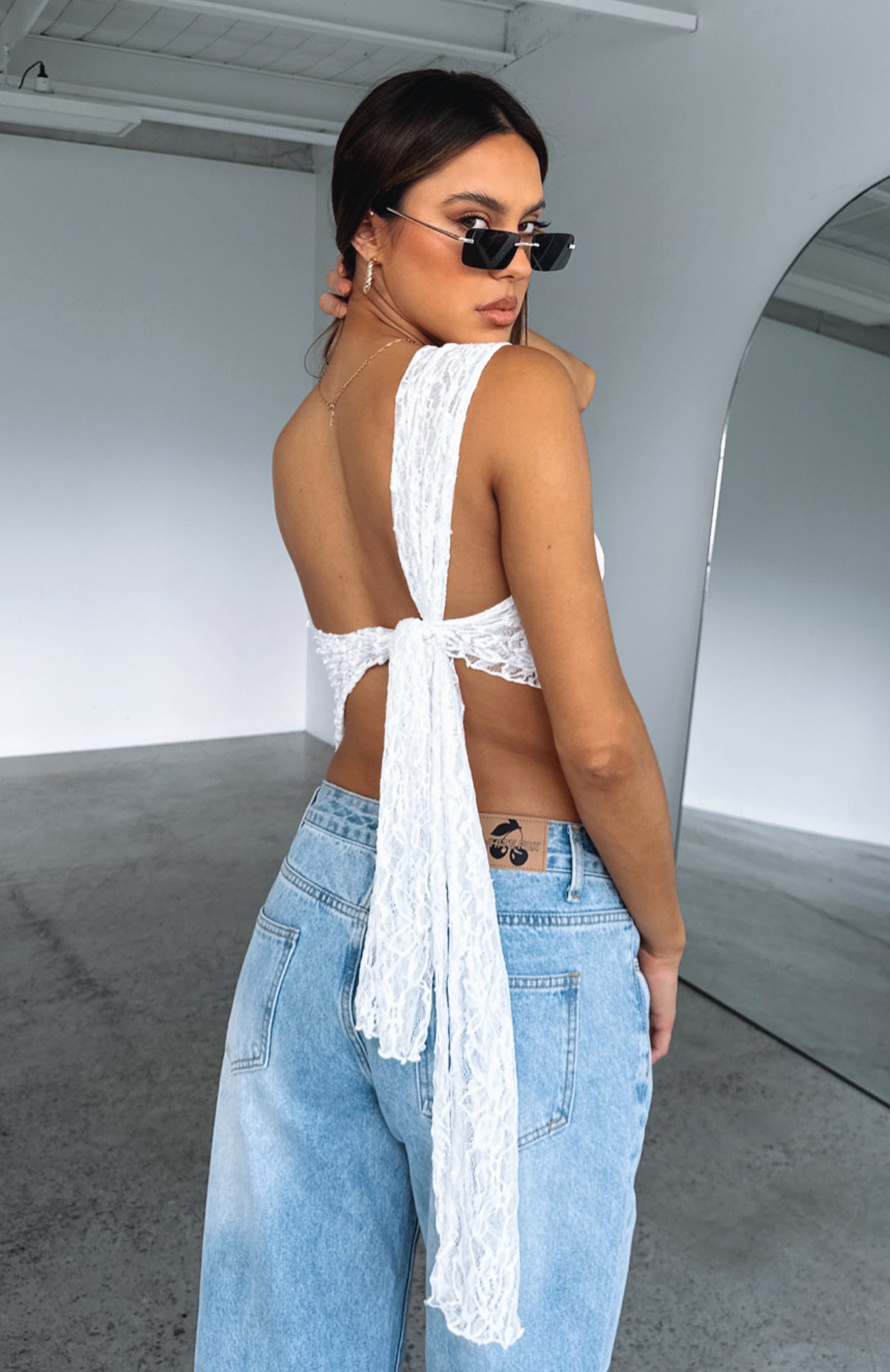 IT'S A LOVE STORY - LACE TOP