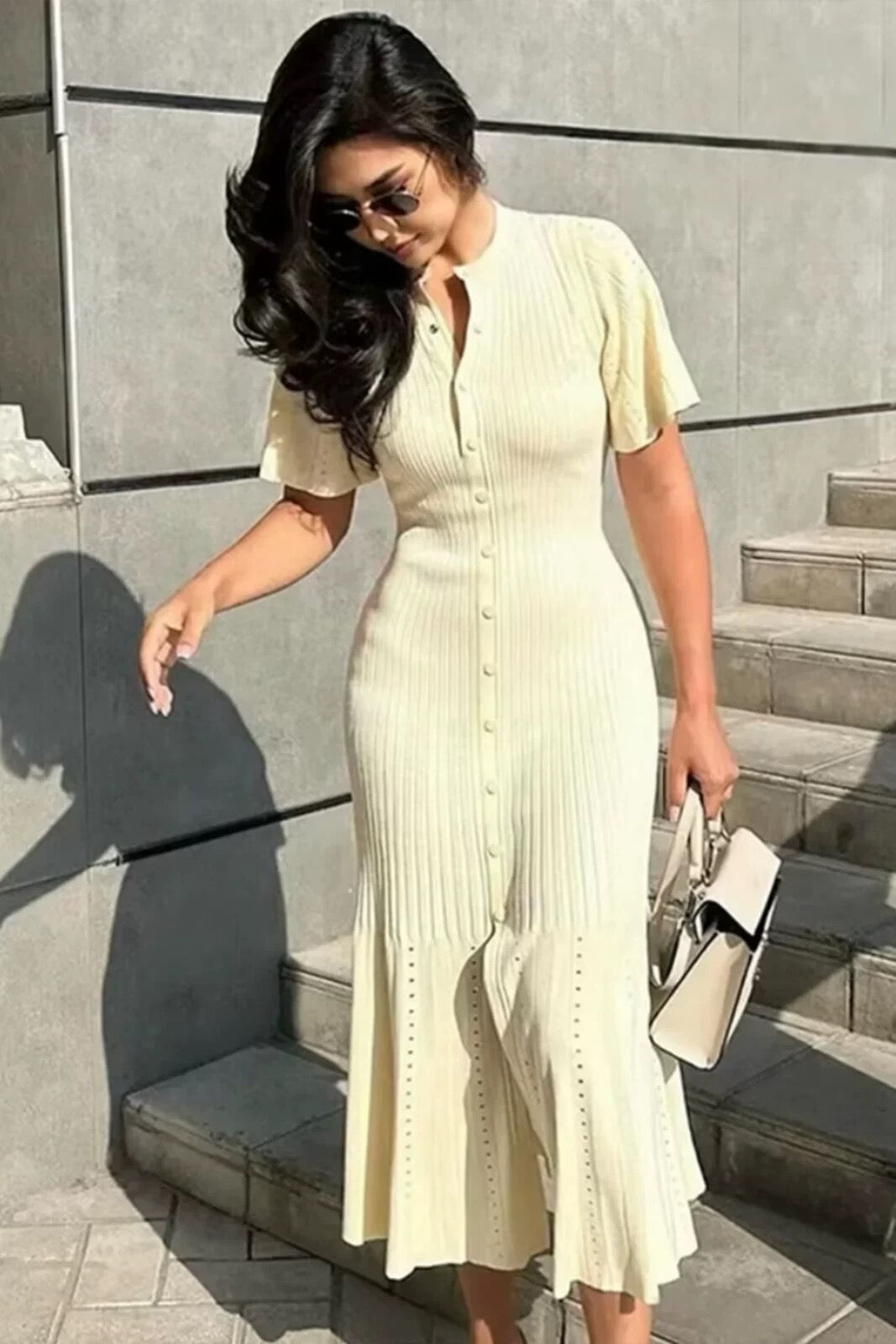 Sommerkleid - Offwhite