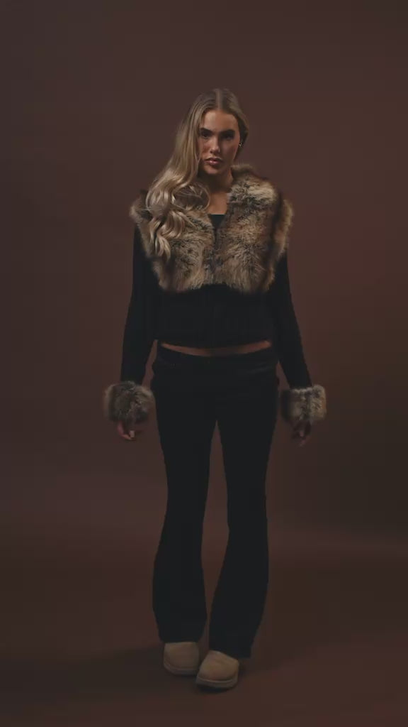Ivory Fur Cardigan